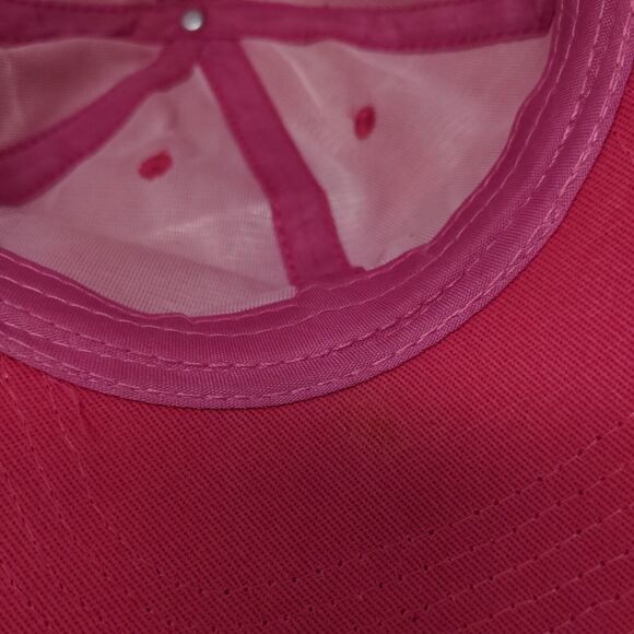 Chill Vibes Slideback Hat Pink One Size Adjustable Outdoor 6 Panel - Picture 8 of 8